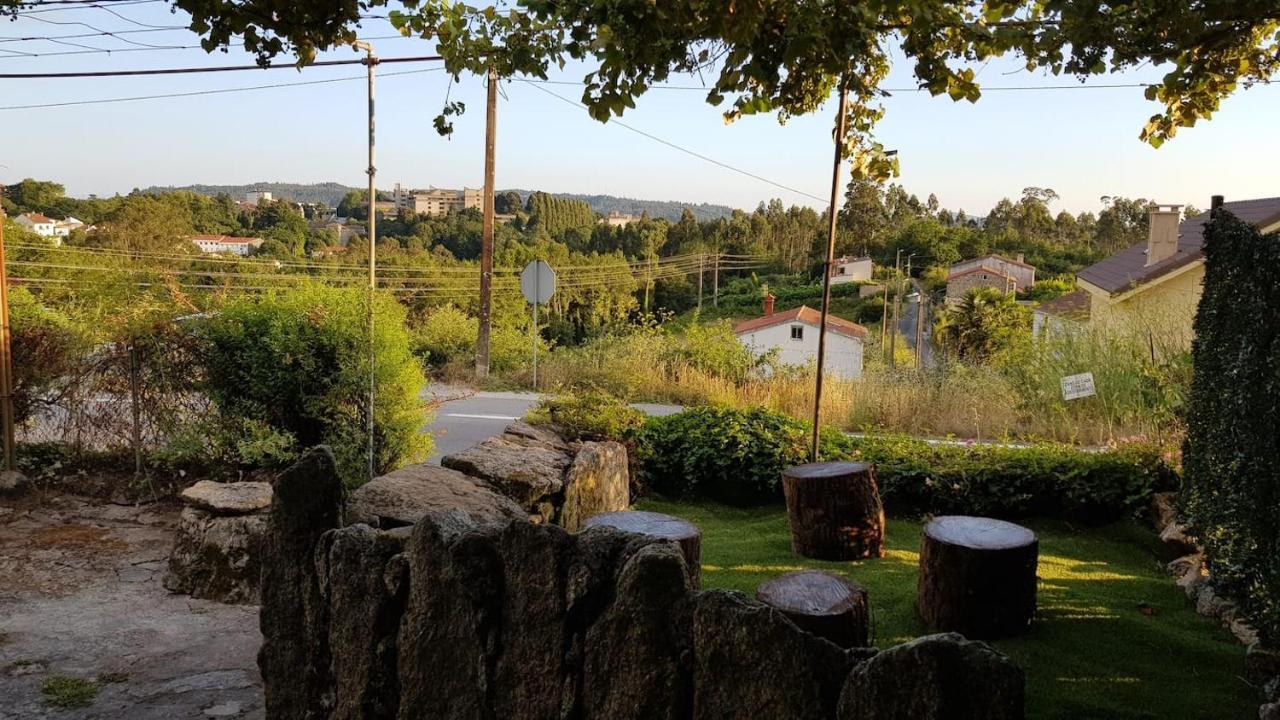 Casa De Piedra Tipica Villa ซานติอาโก เด กอมโปสเตลา ภายนอก รูปภาพ